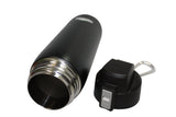 Onyx Black 21 oz Thermal Double Insulated Vacuum Sealed Sports Bottle Flip Top