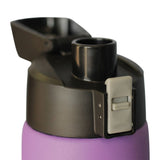 Purple  21oz Powder Coated Thermal Double Insulated Vacuum Sealed Sports Bottle Flip Top