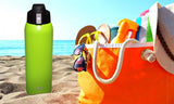 Lime Green 32 oz Thermal Double Insulated Vacuum Sealed Sports Bottle Flip Top