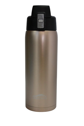 Glittering Gold 21 oz Thermal Double Insulated Vacuum Sealed Sports Bottle Flip Top